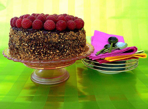 Шоколадно-малиновый торт рецепт итоговое фото 