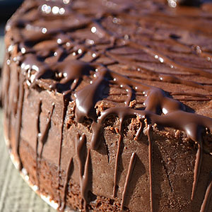 Торт шоколадный трюфель фото