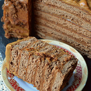 Медовик Карамельный  рецепт торта с фото
