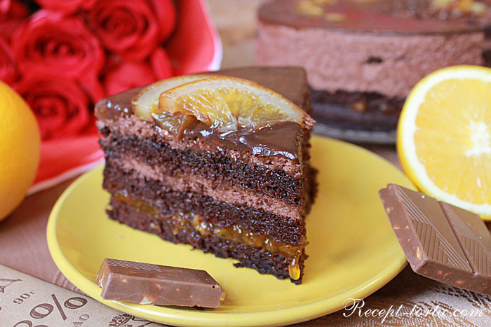 Фото торта Шоколадный апельсин