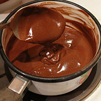 шоколад со сметаной увариваем - фото