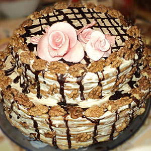 Медовый торт со сметанным кремом фото