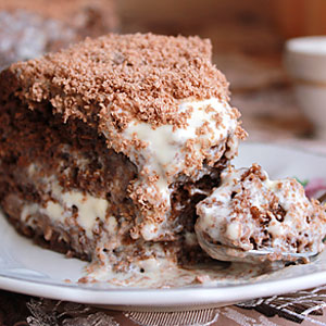 Шоколадный торт на кипятке рецепт - фото