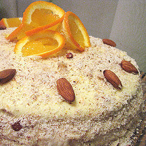 Апельсиновый торт - фото