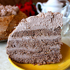 Шоколадный торт Рижанка