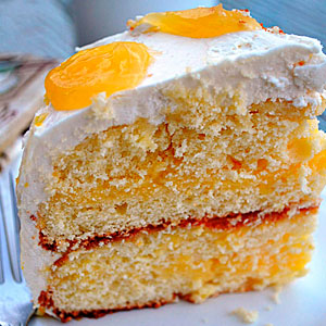 Марта Стюарт лимонный бисквитный торт