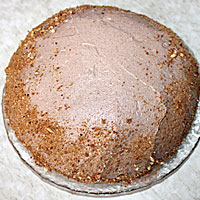 Сборка шоколадного торта Рижанка - фото