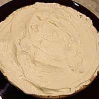 Первый корж торта Пломбир - фото