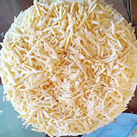 Вафельный лист с сырной начинкой - фото