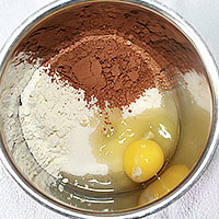 Соединим все ингредиенты для шоколадного крема - фото